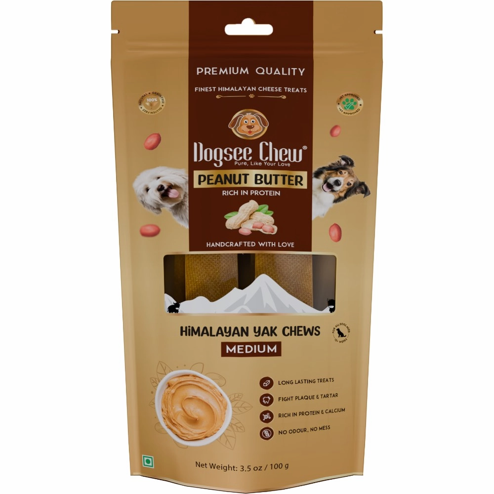 33% OFF: Dogsee Himalayan Yak Chew Dog Treats 100g
