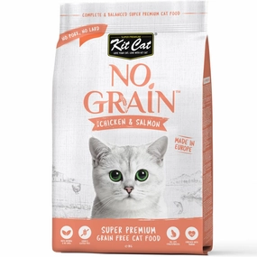 33% OFF: Kit Cat No Grain Chicken & Salmon Grain-Free Dry Cat Food dry cat food cat treats grain free cat food kitten treats cat dental treats