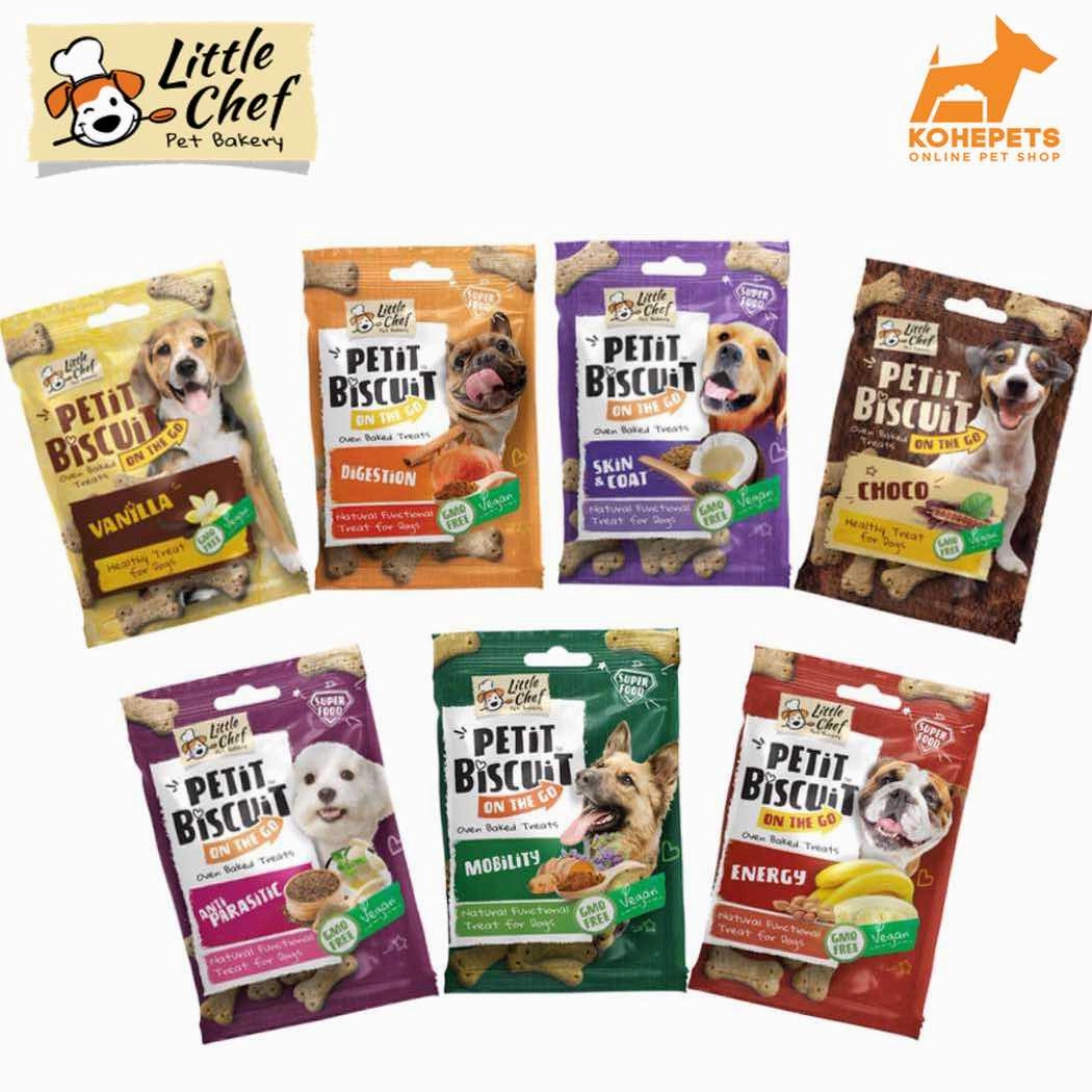 33% OFF: Little Chef Petit Biscuit On the Go Oven Baked Dog Treats 30g dog grooming shampoo collar crate feeding supplies