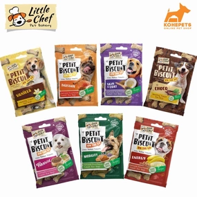 33% OFF: Little Chef Petit Biscuit On the Go Oven Baked Dog Treats 30g dog grooming shampoo collar crate feeding supplies
