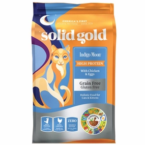 35% OFF: Solid Gold Indigo Moon With Chicken & Eggs Grain Free Dry Cat Food cat snacks catnip treats healthy cat food cat reward treats low calorie cat food