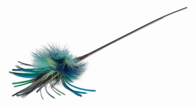 36" Long Peacock Sparkler Teaser Wand Cat Toy cat grooming cat shampoo cat conditioner cat comb cat grooming glove