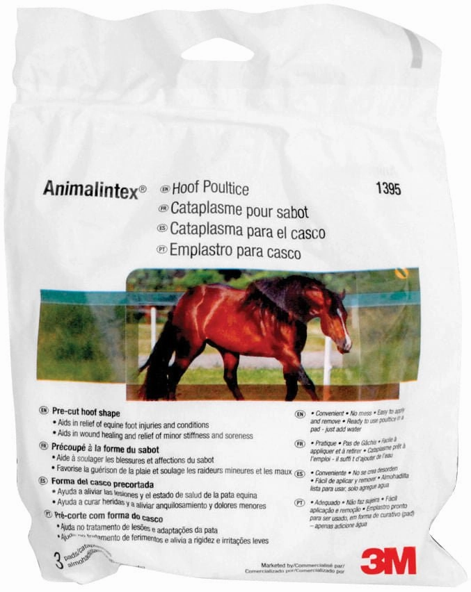 3M Animalintex Hoof Poultice (3 pk) tuff dog toys durable toys for dogs chew tested toys hard chew toy strong plush
