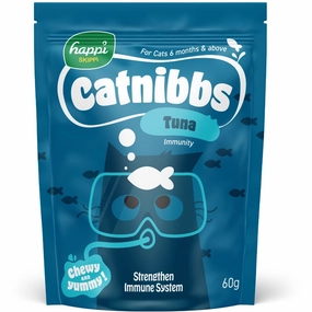 40% OFF: Happi Skippi Catnibbs Tuna Cat Treats 60g dog chew toys dog dental chews durable chew toys puppy chew toy bone chew