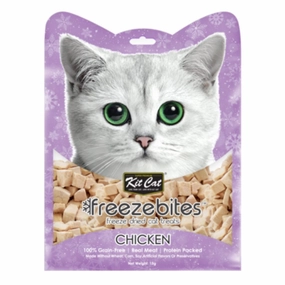 4 FOR $14: Kit Cat Freeze Bites Chicken Grain Free Cat Treats 15g dry cat food cat treats grain free cat food kitten treats cat dental treats