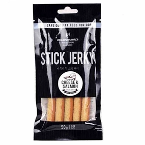 5 FOR $10: Bow Wow Cheese & Salmon Stick Jerky Dog Treat 50g dog toys interactive dog toy plush dog toy dog rope toy squeaky toy