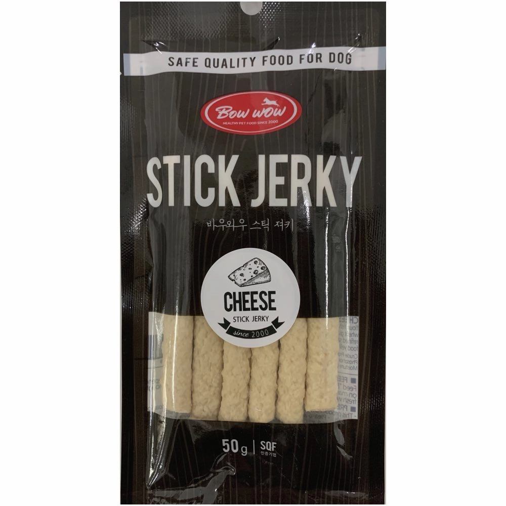 5 FOR $10: Bow Wow Cheese Stick Jerky Dog Treat 50g dog toys interactive dog toy plush dog toy dog rope toy squeaky toy