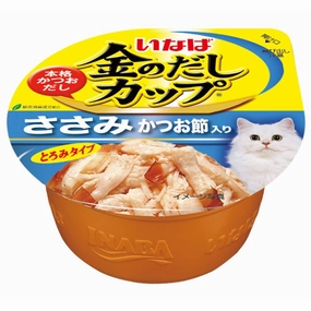 6 FOR $13: Ciao Kinnodashi Chicken Fillet In Gravy With Dried Bonito Topping Cup Cat Food 70g cat food cans soft cat food high protein cat food natural cat food senior cat food
