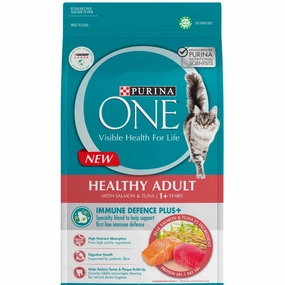 '10% OFF/BUNDLE DEAL': Purina One Healthy Adult Salmon & Tuna Dry Cat Food 1.2kg kitten food wet kitten food kitten milk kitten treats grain free kitten food