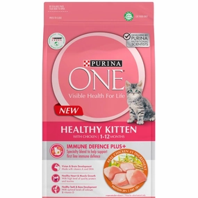 '10% OFF/BUNDLE DEAL': Purina One Healthy Kitten Chicken Dry Cat Food 1.2kg pet health pet wellness pet pain relief pet probiotic pet calming