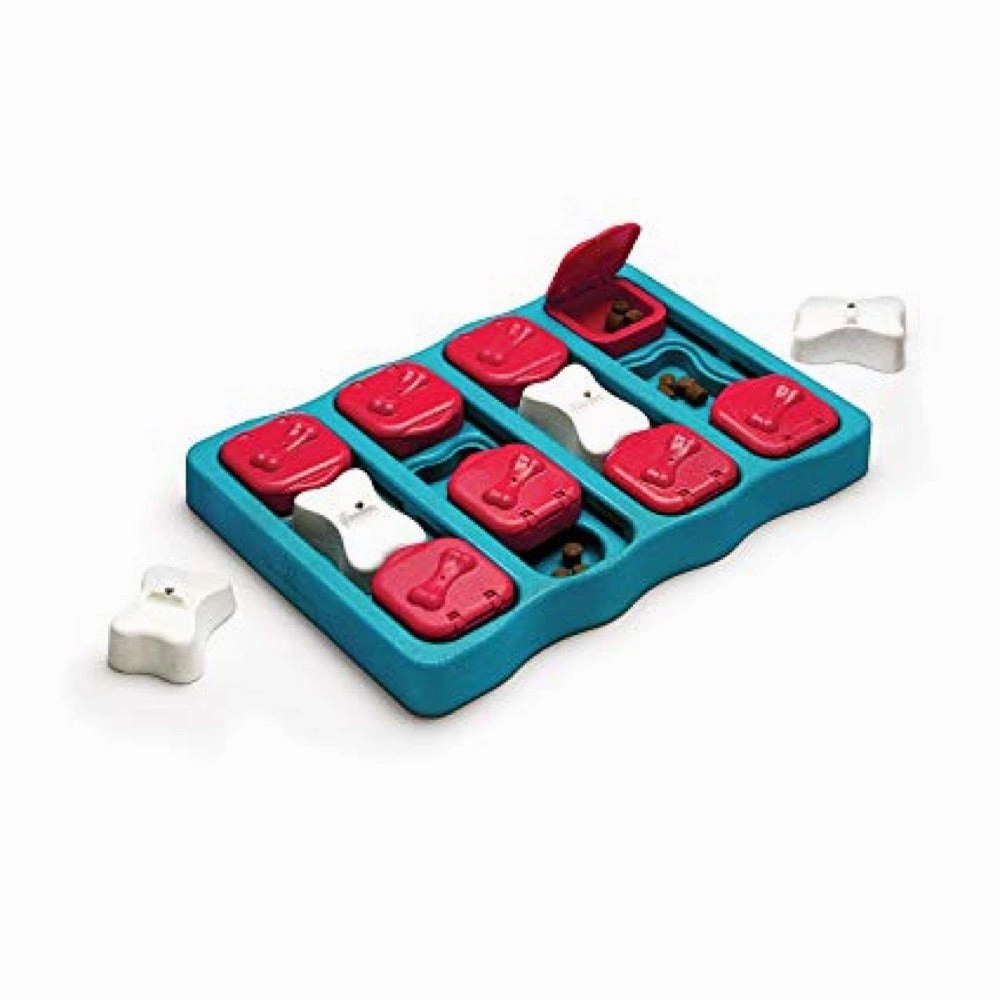 $10 OFF: Outward Hound Nina Ottosson Dog Brick Interactive Dog Toy dog puzzle toy dog slow feeder dog treat ball dog brain toy dog feeder toy