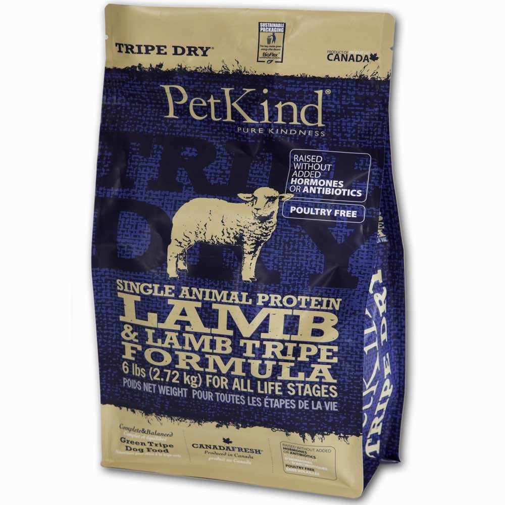 $12 OFF 6lb (Exp 23Sep25): Petkind Single Animal Protein Lamb & Lamb Tripe Grain-Free Dry Dog Food