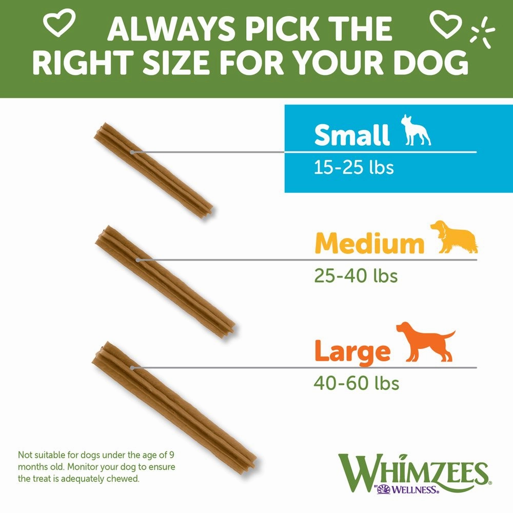$12 OFF: Whimzees Variety Value Box Medium Grain-Free Dental Dog Treats 28pc