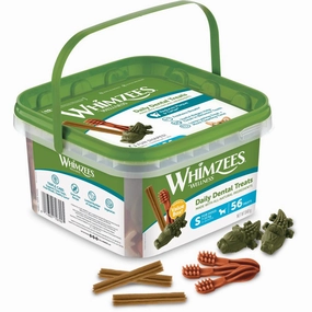 $12 OFF: Whimzees Variety Value Box Small Grain-Free Dental Dog Treats 56pc dog grooming shampoo collar crate feeding supplies