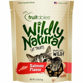 $1 OFF: Fruitables Wildly Natural Salmon Cat Treats 2.5oz dog chew toys dog dental chews durable chew toys puppy chew toy bone chew
