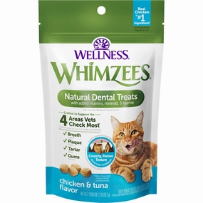 $1 OFF: Whimzees Chicken & Tuna Flavour Dental Cat Treats dog chew toys dog dental chews durable chew toys puppy chew toy bone chew