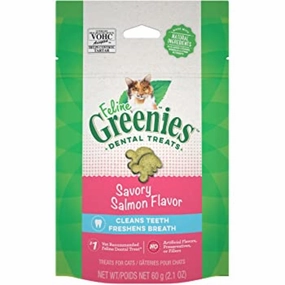 $2 OFF: Greenies Savory Salmon Flavor Dental Cat Treats 2.1oz cat general supplies cat toys cat grooming cat food cat litter
