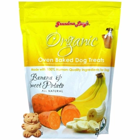 $3 OFF (Exp Nov25): Grandma Lucy's Organic Banana & Sweet Potato Oven Baked Dog Treats 14oz dog grooming shampoo collar crate feeding supplies