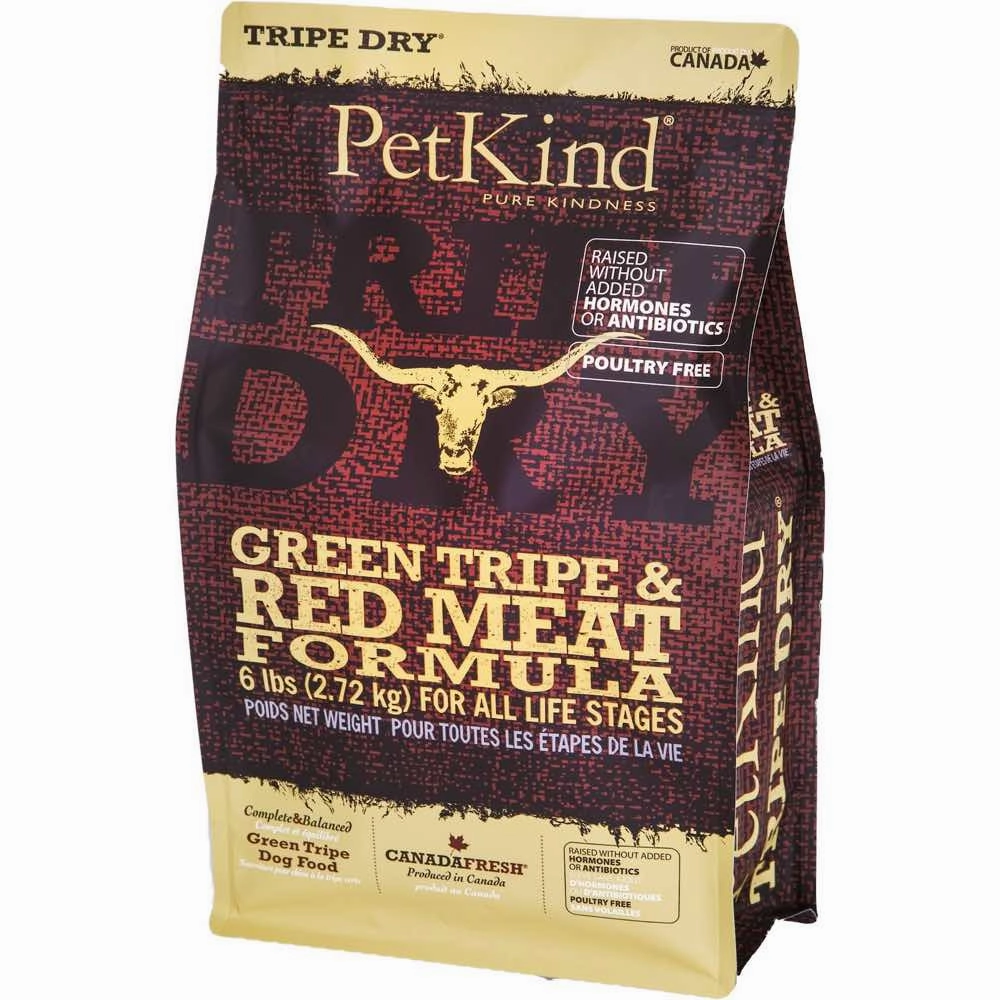 $40 OFF 25lb (Exp 22Sep25): Petkind Green Tripe & Red Meat Grain-Free Dry Dog Food