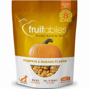 $4 OFF: Fruitables Pumpkin & Banana Dog Treats 7oz dog grooming shampoo collar crate feeding supplies