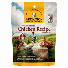 '50% OFF': Addiction Meaty Bites Chicken Grain Free Dog Treats 4oz fly trap horse fly spray poultry fly control fly repellent farm fly solution