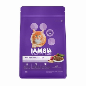 '65% OFF (Exp22Jul25)': IAMS Cat Proactive Health Mother & Kitten Chicken Dry Cat Food 1kg cat general supplies cat toys cat grooming cat food cat litter