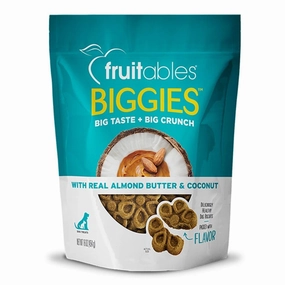 $7 OFF: Fruitables Biggies Almond Butter & Coconut Dog Treats 16oz dog supplies dog food toys accessories dog bed