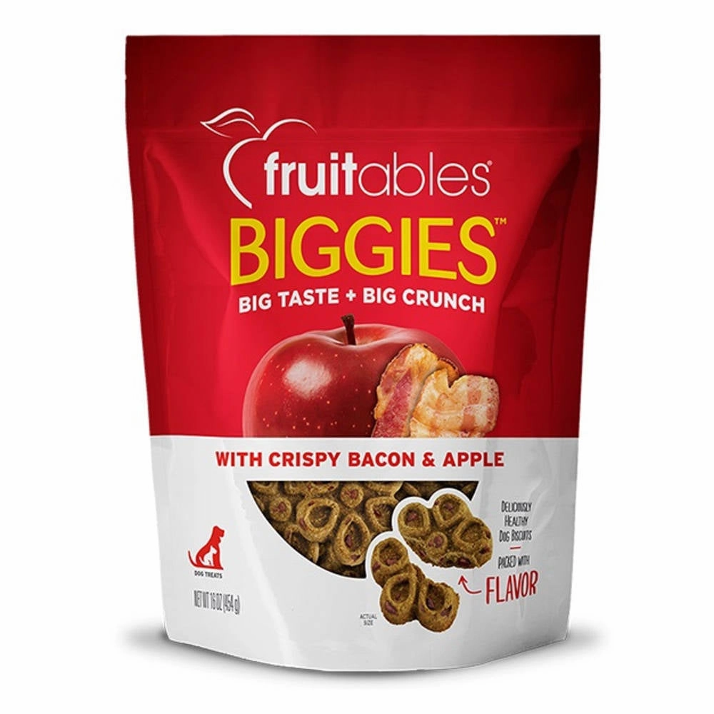 $7 OFF: Fruitables Biggies Crispy Bacon & Apple Dog Treats 16oz fly trap horse fly spray poultry fly control fly repellent farm fly solution