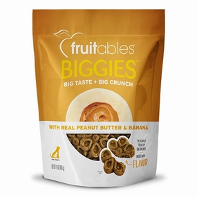 $7 OFF: Fruitables Biggies Peanut Butter & Banana Dog Treats 16oz dog grooming shampoo collar crate feeding supplies