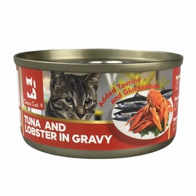 $8 OFF 24 cans: Clean Cat Tuna and Lobster in Gravy Canned Cat Food 80g x 24 cat general supplies cat toys cat grooming cat food cat litter