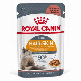 $9 OFF: Royal Canin Hair & Skin (Intense Beauty) Adult Pouch Cat Food 85g x12 dog travel bag car seat cover pet carrier for car training leash dog training whistle