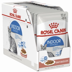 $9 OFF: Royal Canin Indoor in GRAVY Adult Pouch Cat Food 85g x 12 dog travel bag car seat cover pet carrier for car training leash dog training whistle