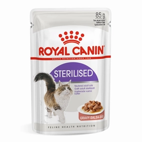 $9 OFF: Royal Canin Sterilised in GRAVY Adult Pouch Cat Food 85g x 12 dog travel bag car seat cover pet carrier for car training leash dog training whistle