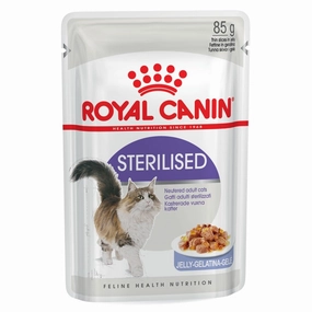 $9 OFF: Royal Canin Sterilised in JELLY Adult Pouch Cat Food 85g x 12 dog travel bag car seat cover pet carrier for car training leash dog training whistle