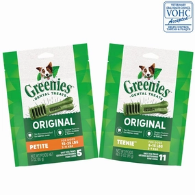 '$6 OFF (Exp Sep-Oct25)': Greenies Original Dental Dog Treats Trial Pack 3oz dog grooming shampoo collar crate feeding supplies