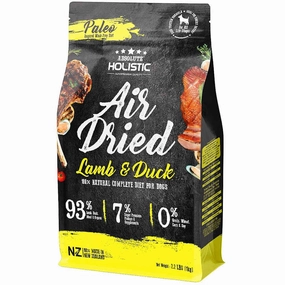 'BUNDLE DEAL': Absolute Holistic Air Dried Lamb & Duck Dog Food 1kg dog supplies dog food toys accessories dog bed