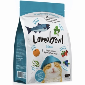 'BUNDLE DEAL': Loveabowl Salmon Grain Free Dry Cat Food cat general supplies cat toys cat grooming cat food cat litter