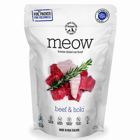 'BUNDLE DEAL': MEOW Beef & Hoki Grain-Free Freeze Dried Raw Cat Food 280g cat general supplies cat toys cat grooming cat food cat litter