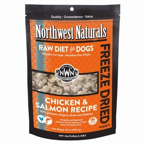 'BUNDLE DEAL': Northwest Naturals Chicken & Salmon Freeze Dried Raw Diet Dog Food dog grooming shampoo collar crate feeding supplies