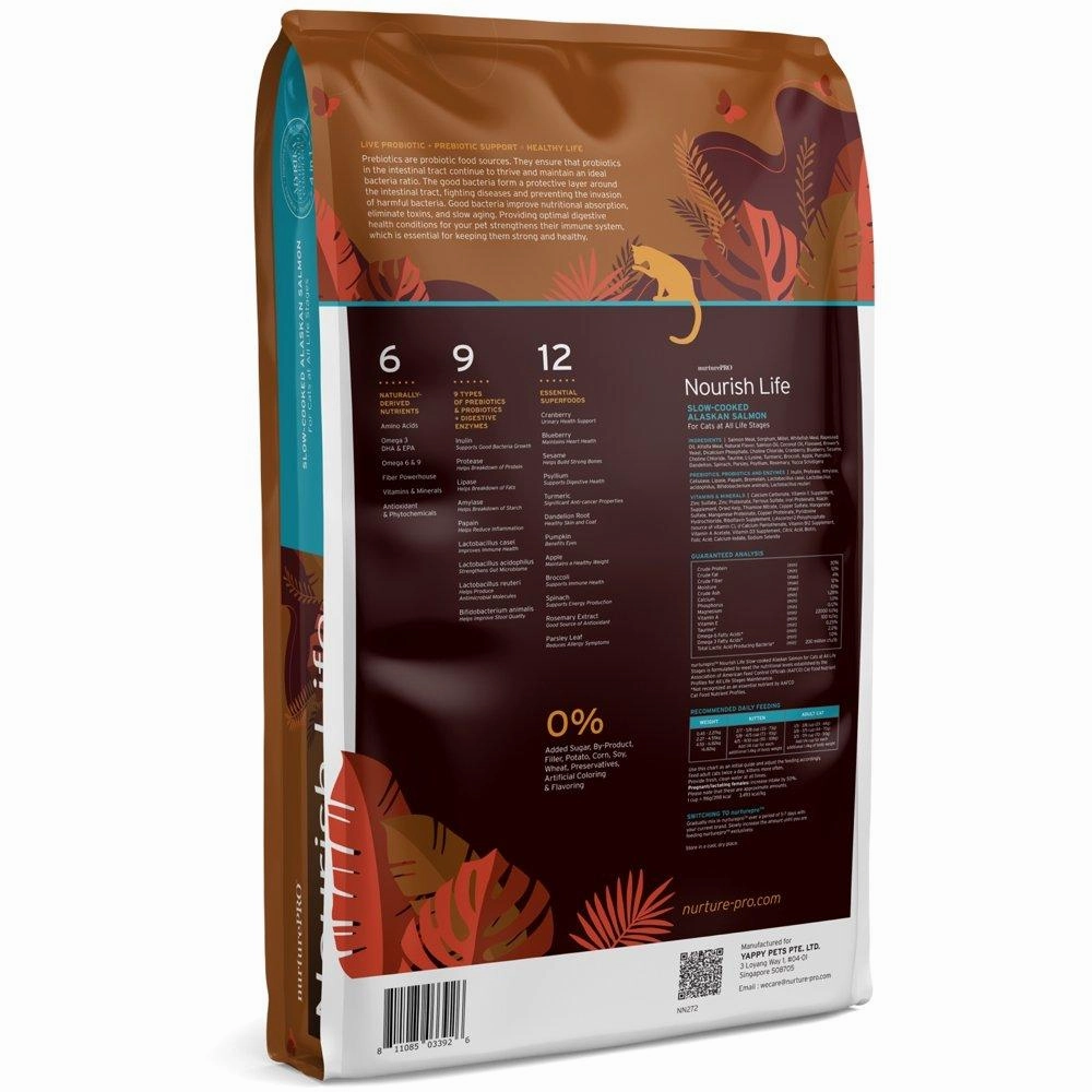 'BUNDLE DEAL': Nurture Pro Nourish Life Alaskan Salmon Indoor Kitten & Adult Formula Dry Cat Food