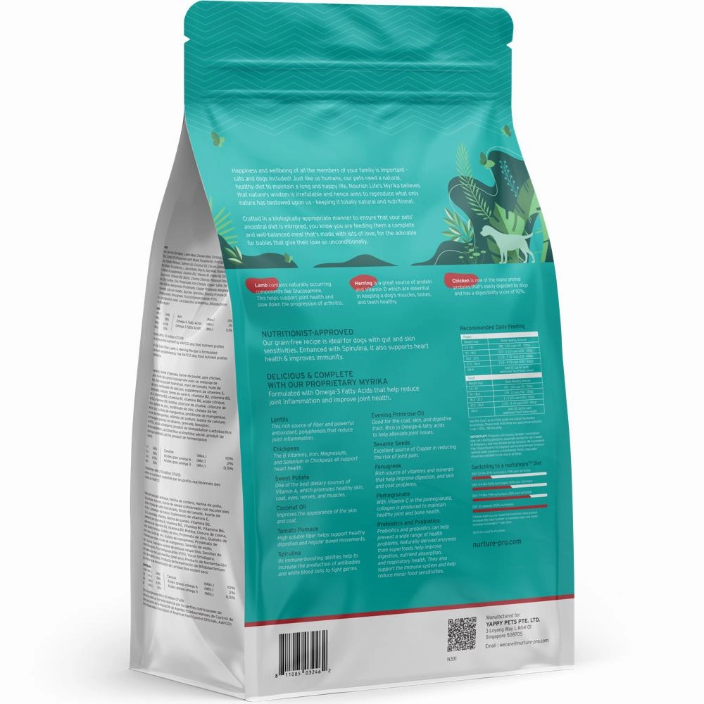 'BUNDLE DEAL': Nurture Pro Nourish Life Lamb & Herring Recipe Grain-Free Dry Dog Food