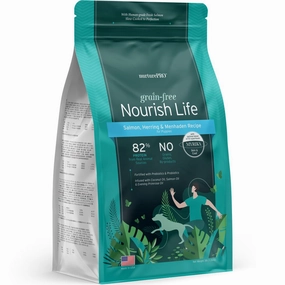 'BUNDLE DEAL': Nurture Pro Nourish Life Salmon, Herring, & Menhaden Recipe Grain-Free Puppy Dry Dog Food freeze dried dog treats dog freeze snacks raw dog treat dehydrated dog food meat dog snack