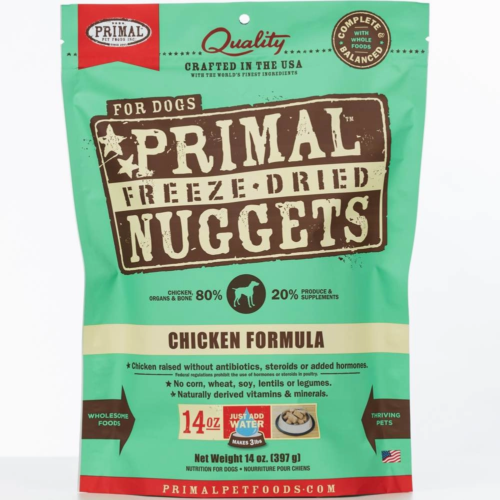 'BUNDLE DEAL': Primal Chicken Formula Grain-Free Freeze-Dried Dog Food 14oz horse supplement horse vitamins animal probiotics livestock digestive aid horse immune booster