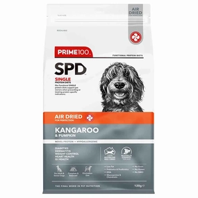 'BUNDLE DEAL': Prime100 SPD Kangaroo & Pumpkin Air Dried Dog Food 120g dog grooming shampoo collar crate feeding supplies