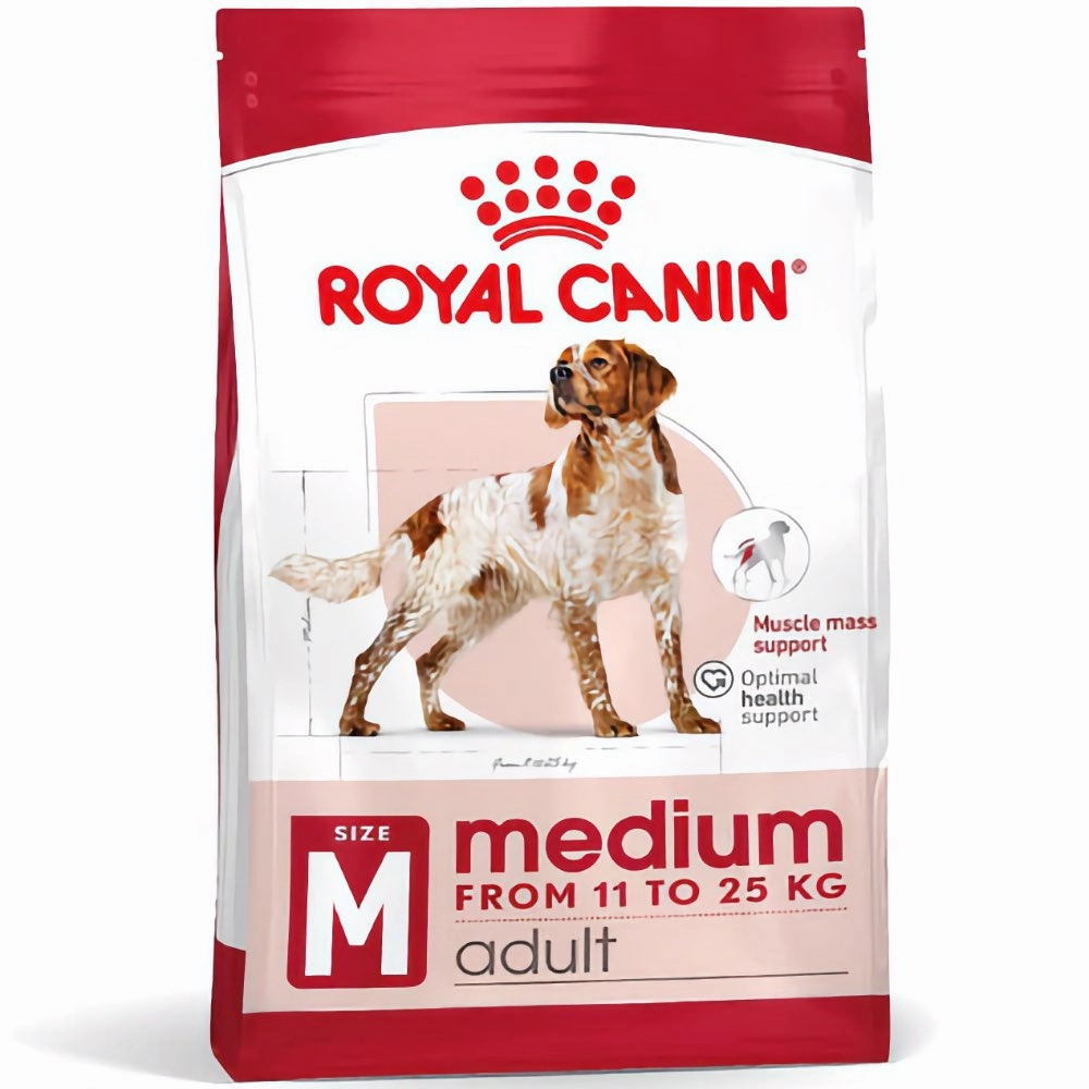 'BUNDLE DEAL': Royal Canin Medium Adult Dry Dog Food 10kg dog grooming shampoo collar crate feeding supplies