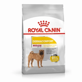 'BUNDLE DEAL': Royal Canin Medium Dermacomfort Adult Dry Dog Food 3kg dog grooming shampoo collar crate feeding supplies