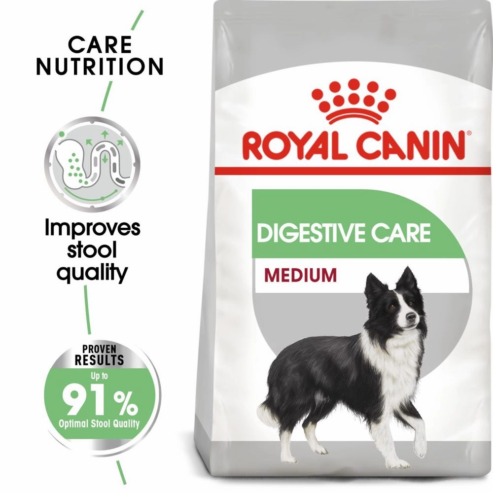 'BUNDLE DEAL': Royal Canin Medium Digestive Care Adult Dry Dog Food 3kg