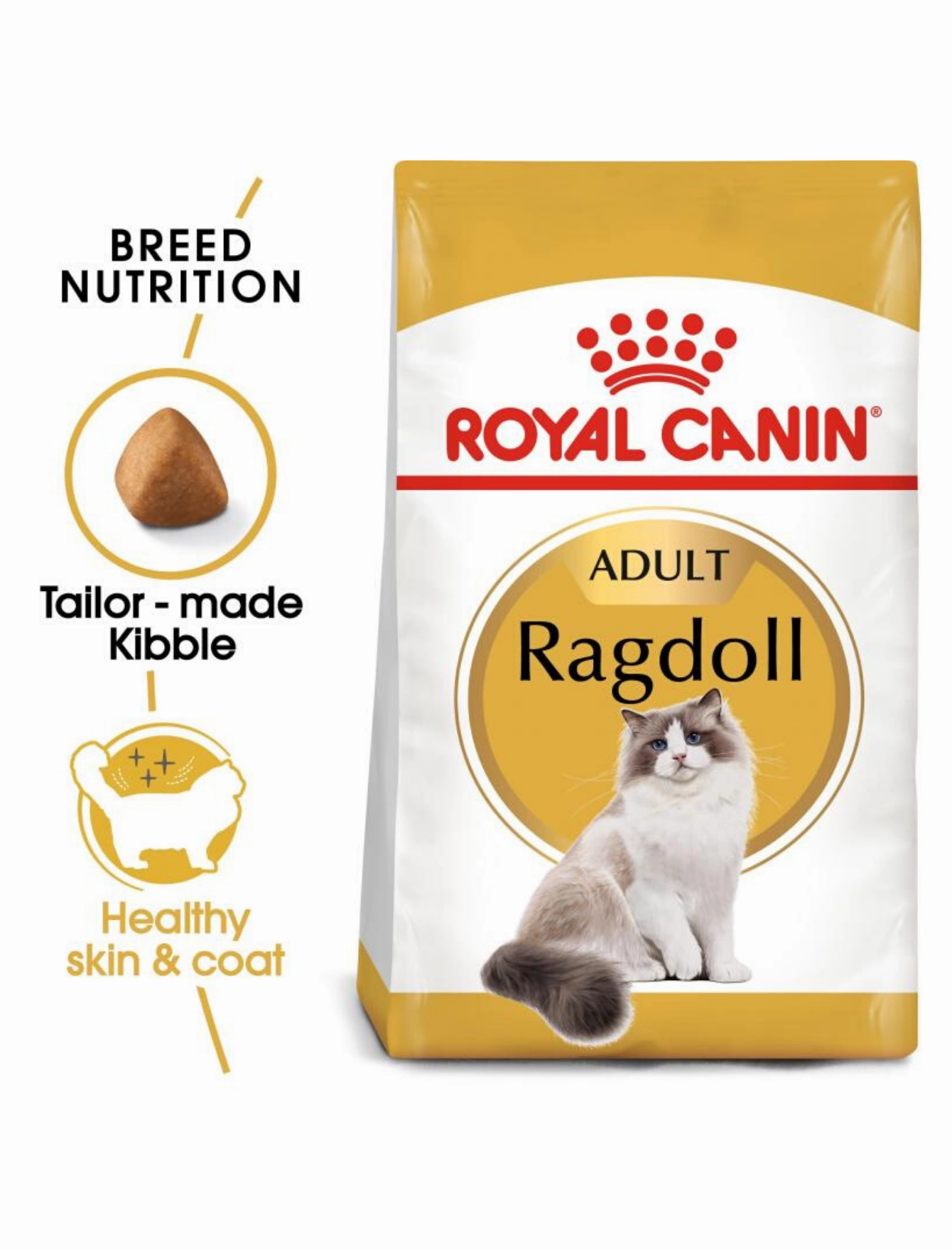 'BUNDLE DEAL': Royal Canin Ragdoll Adult Dry Cat Food 2kg