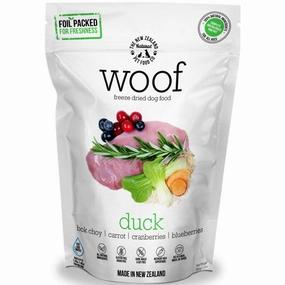 'BUNDLE DEAL': WOOF Duck Freeze Dried Raw Dog Food horse supplement horse vitamins animal probiotics livestock digestive aid horse immune booster