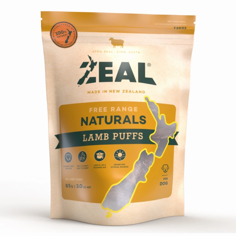 'BUNDLE DEAL': Zeal Free Range Naturals Lamb Puffs Dog Treats 85g dog supplies dog food toys accessories dog bed
